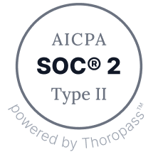 AICPA SOC 2 Type II, powered by Thoropass